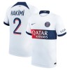 Officiële Voetbalshirt Paris Saint-Germain Hakimi 2 Uit 2023-24 - Heren